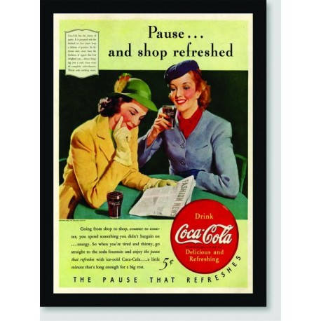 Quadro Poster Propaganda Drink Coca Cola