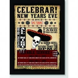 Quadro Poster Propaganda Celebrar New Years Eve