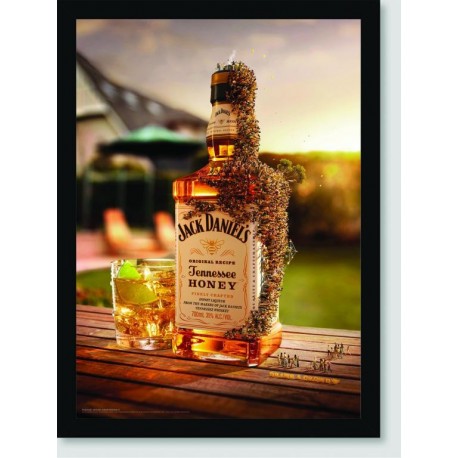 Quadro Poster Propaganda Jack Daniels Honey 2