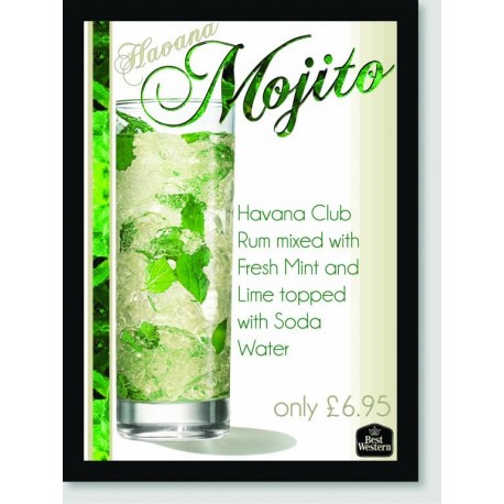 Quadro Poster Propaganda Mojito Havana
