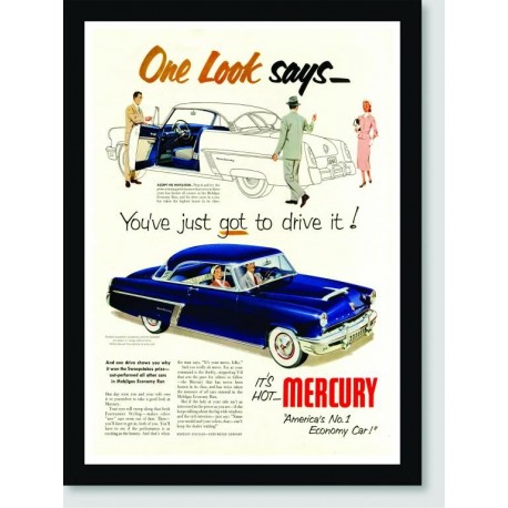 Quadro Poster Propaganda One Look Says Mercury