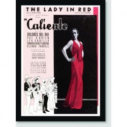 Quadro Poster Propaganda The Lady In Red