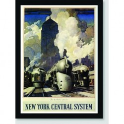 Quadro Poster Propaganda New York Central System