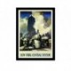 Quadro Poster Propaganda New York Central System
