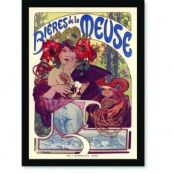 Quadro Poster The Belle Epoque Bieres Meuse