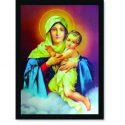 Quadro Poster Catolico Mãe Rainha