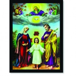 Quadro Poster Catolico Sagrada Família