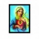 Quadro Poster Catolico Sagrado Coração de Maria