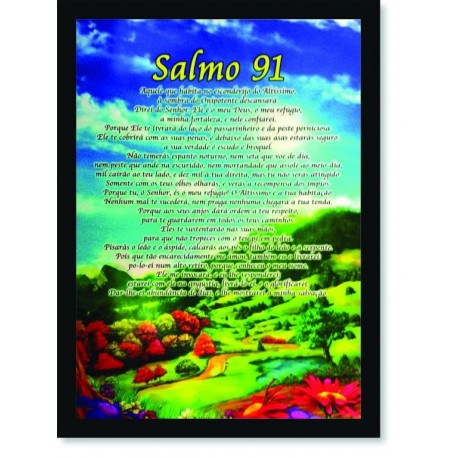 Quadro Poster Catolico salmo 23