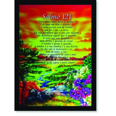 Quadro Poster Catolico Salmo 91