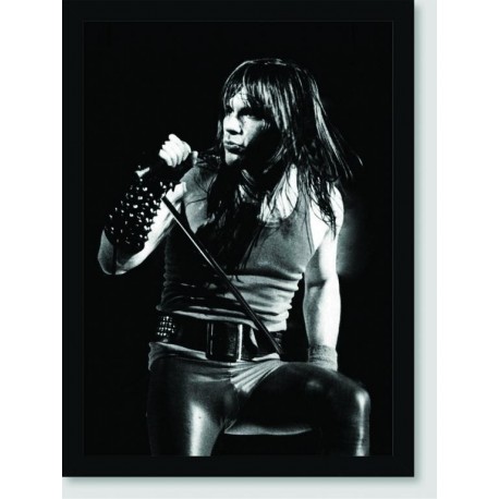 Quadro Poster Personalidades Bruce Dickinson