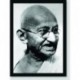 Quadro Poster Personalidades Mahatma Gandhi 2