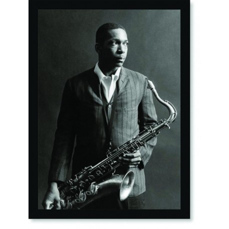 Quadro Poster Grandes Nomes da Musica John Coltrane 01