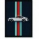 Quadro Poster Porsche 930 Martini