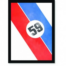 Quadro Poster Porsche Team 59