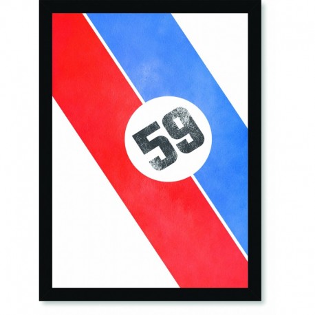 Quadro Poster Porsche Team 59