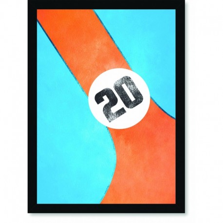 Quadro Poster Porsche Team 20