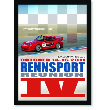 Quadro Poster Porsche Rennsport Reunion Laguna Seca