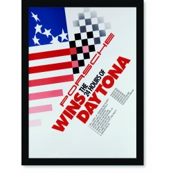 Quadro Poster Porsche 24 Horas Daytona Winner