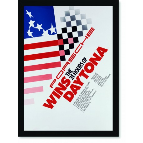 Quadro Poster Porsche 24 Horas Daytona Winner