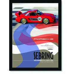 Quadro Poster Porsche Sebring Historic Racing 2010