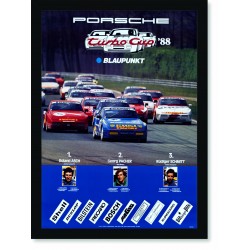 Quadro Poster Porsche Turbo Cup 88