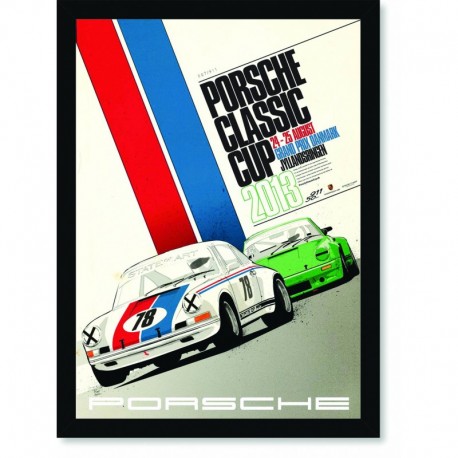 Quadro Poster Porsche Classic Cup 2013
