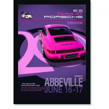 Quadro Poster Porsche Carrera RS Abbeville