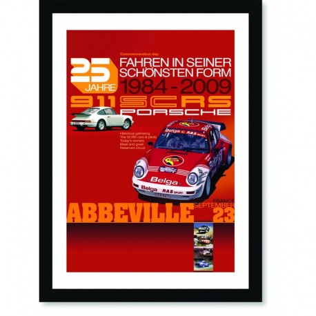 Quadro Poster Porsche 911 Scrs Abbeville
