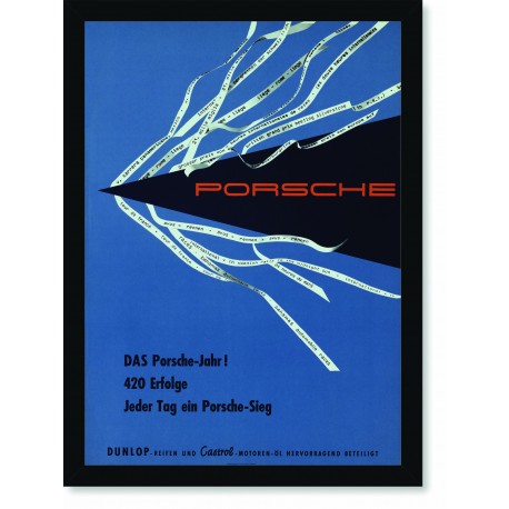 Quadro Poster Porsche Das Jahr 420