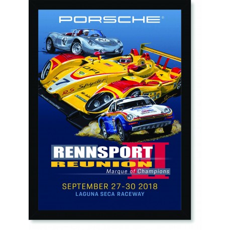 Quadro Poster Porsche Rennsport Reunion