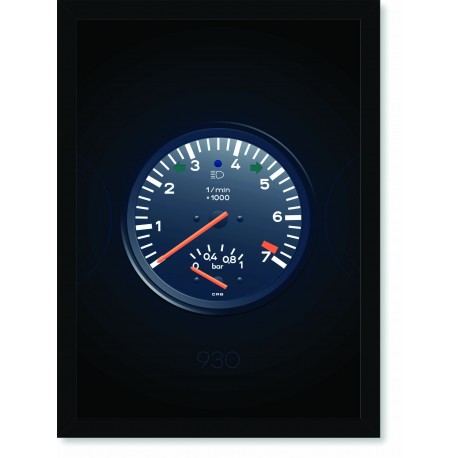 Quadro Poster Porsche RPM 930