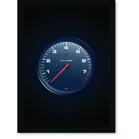Quadro Poster Porsche RPM 993