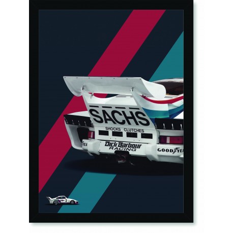 Quadro Poster Porsche 935 Sachs