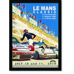 Quadro Poster Porsche Le Mans Classic