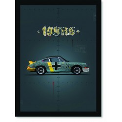 Quadro Poster Porsche Luftwaffe RS