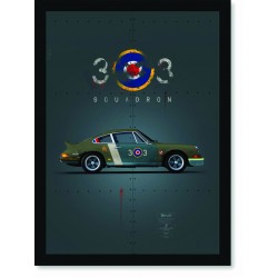 Quadro Poster Porsche 303 Squadron