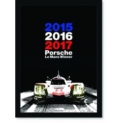 Quadro Poster Porsche Le Mans Winner