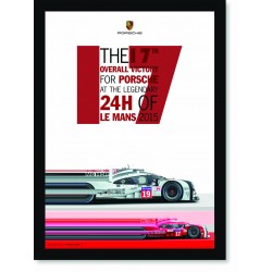 Quadro Poster Porsche Le Mans 2015