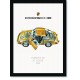 Quadro Poster Porsche 911 1974 Coupe