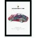 Quadro Poster Porsche 911 1991 964 Carrera 4 Coupe
