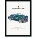 Quadro Poster Porsche 911 1992 G Series Turbo Coupe
