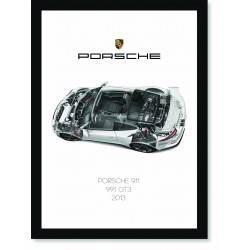 Quadro Poster Porsche 911 2013 991 GT3