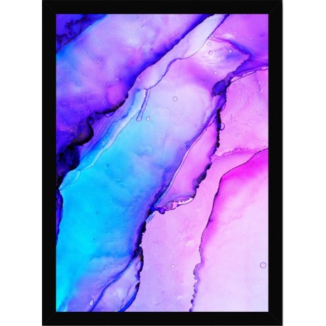 Quadro Poster Art Digital Alcohol Ink 3401