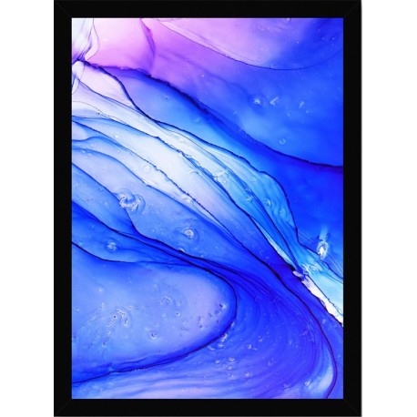 Quadro Poster Art Digital Alcohol Ink 3402