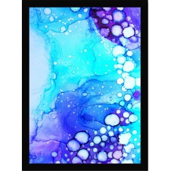 Quadro Poster Art Digital Alcohol Ink 3405