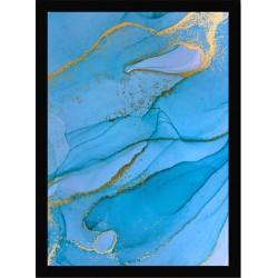 Quadro Poster Art Digital Alcohol Ink 3406