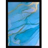 Quadro Poster Art Digital Alcohol Ink 3406