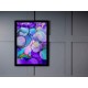 Quadro Poster Art Digital Alcohol Ink 3410
