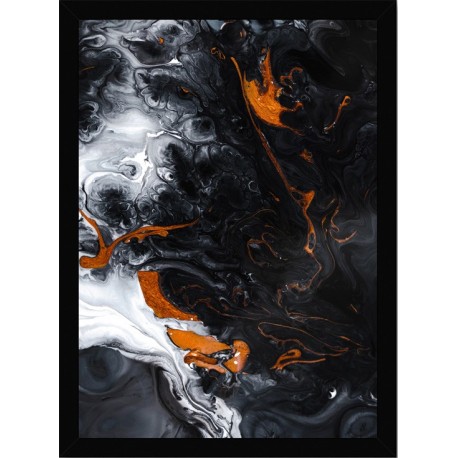 Quadro Poster Art Digital Alcohol Ink 3411